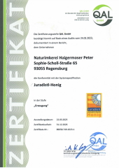 Juradistl-Honig. Zertifikat 2023!